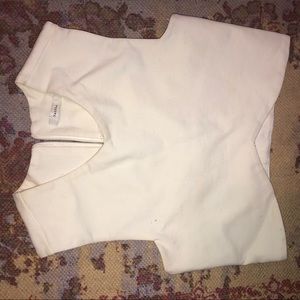 White crop top